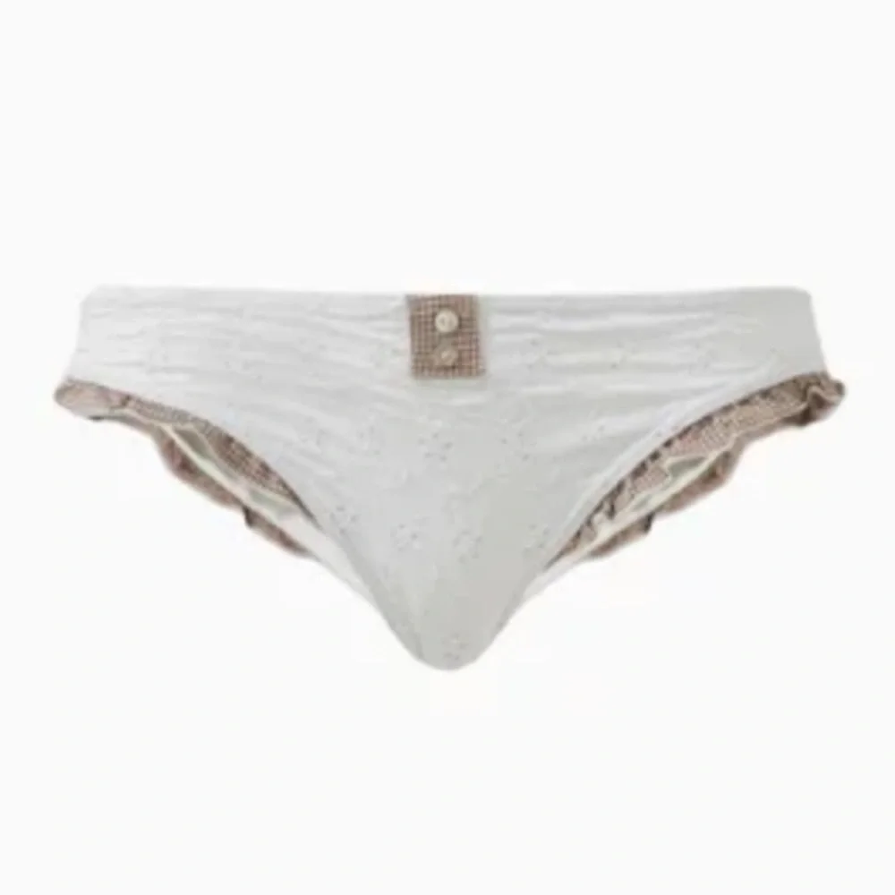 New! Frankie's Bikinis x Sydney Sweeney Chiara Bikini Briefs eyelet 3906